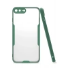 Mey İthalat®   iPhone 7 Plus Kılıf Platin Silikon - Yeşil