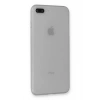 Mey İthalat®   iPhone 7 Plus Kılıf PP Ultra İnce Kapak - Beyaz