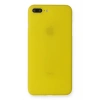 Mey İthalat®   iPhone 7 Plus Kılıf PP Ultra İnce Kapak - Sarı