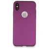 Mey İthalat®   iPhone X Kılıf First Silikon - Mürdüm