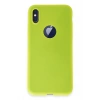 Mey İthalat®   iPhone X Kılıf First Silikon - Parlak Sarı