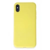 Mey İthalat®   iPhone X Kılıf First Silikon - Sarı