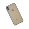 Mey İthalat®   iPhone X Kılıf Montreal Silikon Kapak - Gri