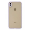 Mey İthalat®   iPhone X Kılıf Montreal Silikon Kapak - Mor