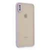 Mey İthalat®   iPhone X Kılıf Montreal Silikon Kapak - Mor