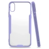 Mey İthalat®   iPhone X Kılıf Platin Silikon - Lila