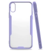 Mey İthalat®   iPhone X Kılıf Platin Silikon - Lila