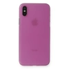 Mey İthalat®   iPhone X Kılıf PP Ultra İnce Kapak - Pembe