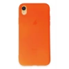 Mey İthalat®   iPhone XR Kılıf First Silikon - Parlak Turuncu