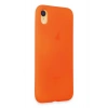 Mey İthalat®   iPhone XR Kılıf First Silikon - Parlak Turuncu
