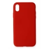 Mey İthalat®   iPhone XR Kılıf Nano içi Kadife Silikon - Kırmızı