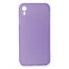 Mey İthalat®   iPhone XR Kılıf PP Ultra İnce Kapak - Mor