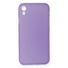 Mey İthalat®   iPhone XR Kılıf PP Ultra İnce Kapak - Mor