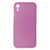 Mey İthalat®   iPhone XR Kılıf PP Ultra İnce Kapak - Pembe