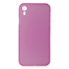 Mey İthalat®   iPhone XR Kılıf PP Ultra İnce Kapak - Pembe