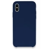 Mey İthalat®   iPhone XS Max Kılıf Lansman Legant Silikon - Lacivert
