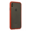 Mey İthalat®   iPhone XS Max Kılıf Montreal Silikon Kapak - Kırmızı