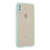 Mey İthalat®   iPhone XS Max Kılıf Montreal Silikon Kapak - Turkuaz