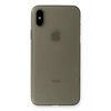 Mey İthalat®   iPhone XS Max Kılıf PP Ultra İnce Kapak - Gri