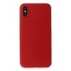 Mey İthalat®   iPhone XS Max Kılıf PP Ultra İnce Kapak - Kırmızı