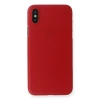Mey İthalat®   iPhone XS Max Kılıf PP Ultra İnce Kapak - Kırmızı