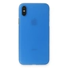 Mey İthalat®   iPhone XS Max Kılıf PP Ultra İnce Kapak - Mavi