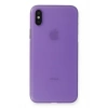 Mey İthalat®   iPhone XS Max Kılıf PP Ultra İnce Kapak - Mor