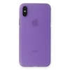 Mey İthalat®   iPhone XS Max Kılıf PP Ultra İnce Kapak - Mor