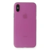 Mey İthalat®   iPhone XS Max Kılıf PP Ultra İnce Kapak - Pembe