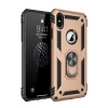 Mey İthalat®   iPhone XS Max Kılıf Sofya Yüzüklü Silikon Kapak - Gold