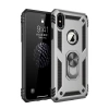 Mey İthalat®   iPhone XS Max Kılıf Sofya Yüzüklü Silikon Kapak - Gümüş