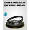 Mey İthalat® IPX5 Su Geçirmez Şarjlı LED Kafa Feneri | Hareket Sensörlü, Ayarlanabilir 60° Far