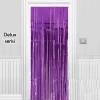 Mey İthalat® Işıltılı Duvar ve Kapı Perdesi Mor Renk 90x200 cm