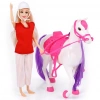 Mey İthalat® Jasmine Atlı Bebek Beyaz-Pembe