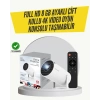 Mey İthalat® Kablosuz 4K Projeksiyon – Wi‑Fi 6 & Bluetooth 5.0 ile Oyun ve Uygulama Merkezli