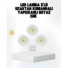 Mey İthalat® Kablosuz Gün Işığı 3’lü LED Spot Lamba Kumandalı