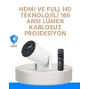 Mey İthalat® Kablosuz ve Kablolu Bağlantı Seçenekli Ev Tipi Projeksiyon