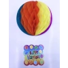 Mey İthalat® Kağıt Süs Happy Birthday Dekor 55 cm-0748