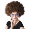 Mey İthalat® Kahve Renk Kıvırcık Afro Bonus Peruk