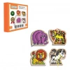Mey İthalat® KAL-1019-1020 Chiva, Ahşap İp Geçirme- Safari Hayvanlar