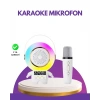 Mey İthalat® Karaoke Özellikli Astronot Bluetooth Hoparlör Kablosuz Mikrofonlu
