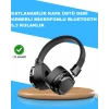 Mey İthalat® Katlanabilir Tasarımlı Taşınabilir Kablosuz Müzik Kulaklığı