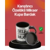 Mey İthalat® Kendi Kendini Karıştıran Termos Kupa | Güçlü Motor ve Çift Katmanlı Isı Koruma