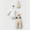 Mey İthalat®   Kokina Şapka Body Pantolon MNB5334 Bej