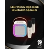 Mey İthalat® Kompakt Tasarımlı ve Kolay Taşınabilir Karaoke Sistemi
