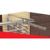 Mey İthalat® Koral Sabit Alüminyum Balkon Çamaşır Kurutmal Askılığı