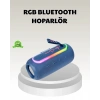 Mey İthalat® Mavi Taşınabilir Bluetooth Hoparlör Kompakt Tasarım ve Güçlü Ses