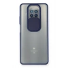 Mey İthalat®   Mi 10T Lite Kılıf Palm Buzlu Kamera Sürgülü Silikon - Lacivert