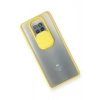 Mey İthalat®   Mi 10T Lite Kılıf Palm Buzlu Kamera Sürgülü Silikon - Sarı