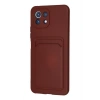 Mey İthalat®   Mi 11 Kılıf Kelvin Kartvizitli Silikon - Bordo